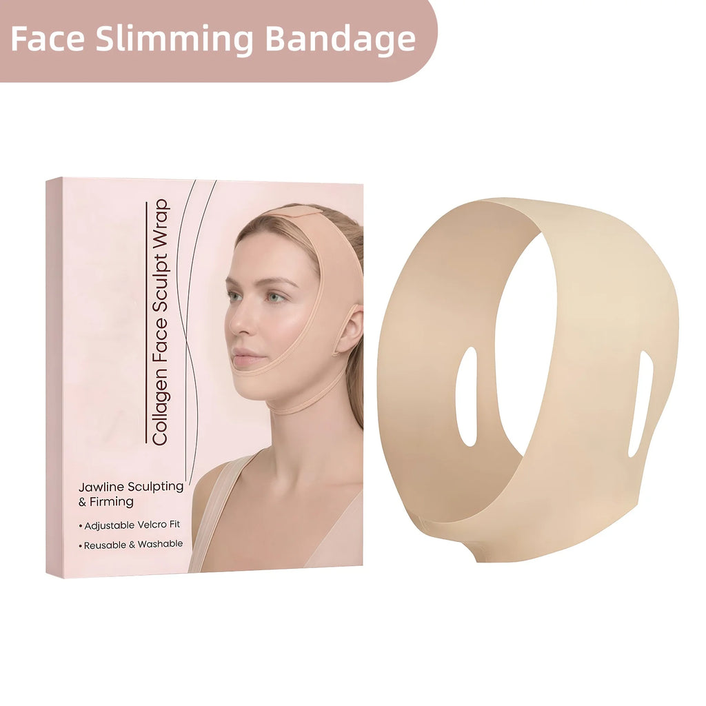 V-Shape Face Slimming Strap | Adjustable Jawline Sculptor