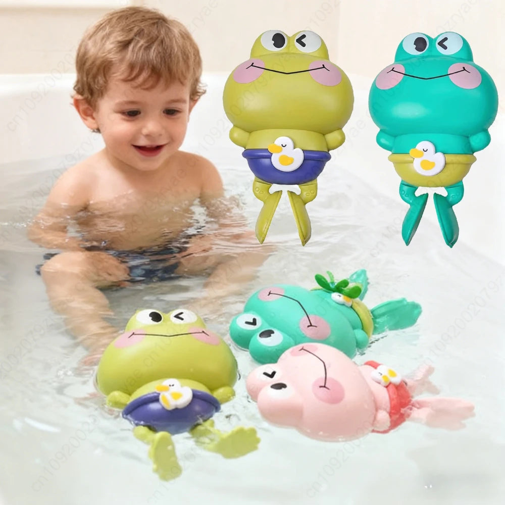 Children's bath toys - Clockwork frogs that float and swim Oasis Select