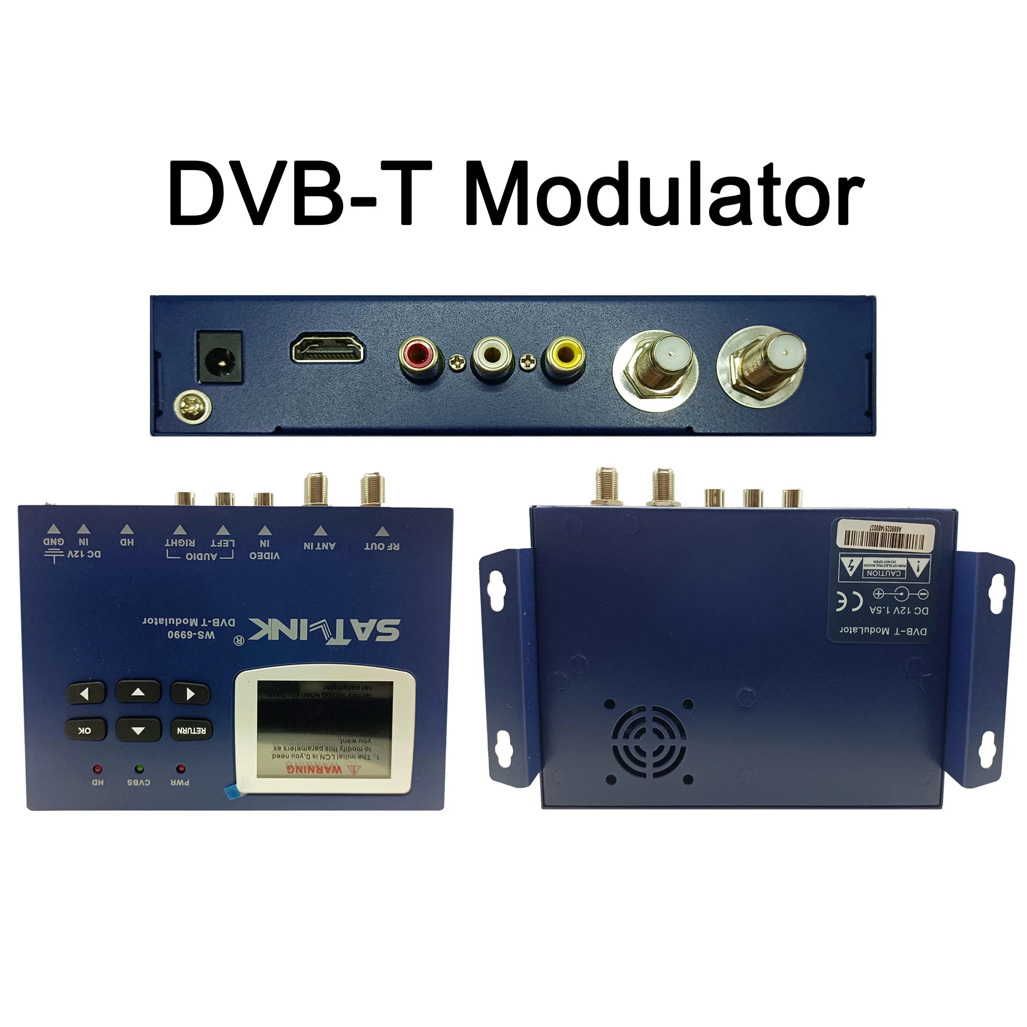 HD encoder modulator AV to RF HD to RF DVB-T DVB-C ISDBT TDT DTV modulator CATV self-produced programs Oasis Select Red