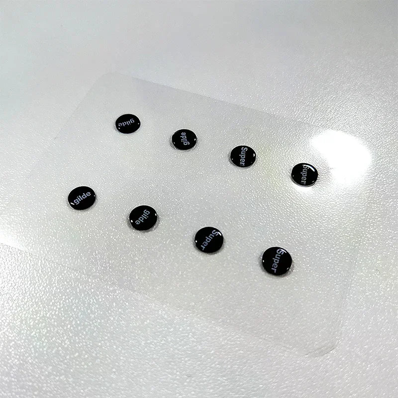 1 Pack Glass Mouse Skates DIY Universal Dots Mouse Feet Pads Sticker for Gaming Mouse Anti-Slip Pad Oasis Select