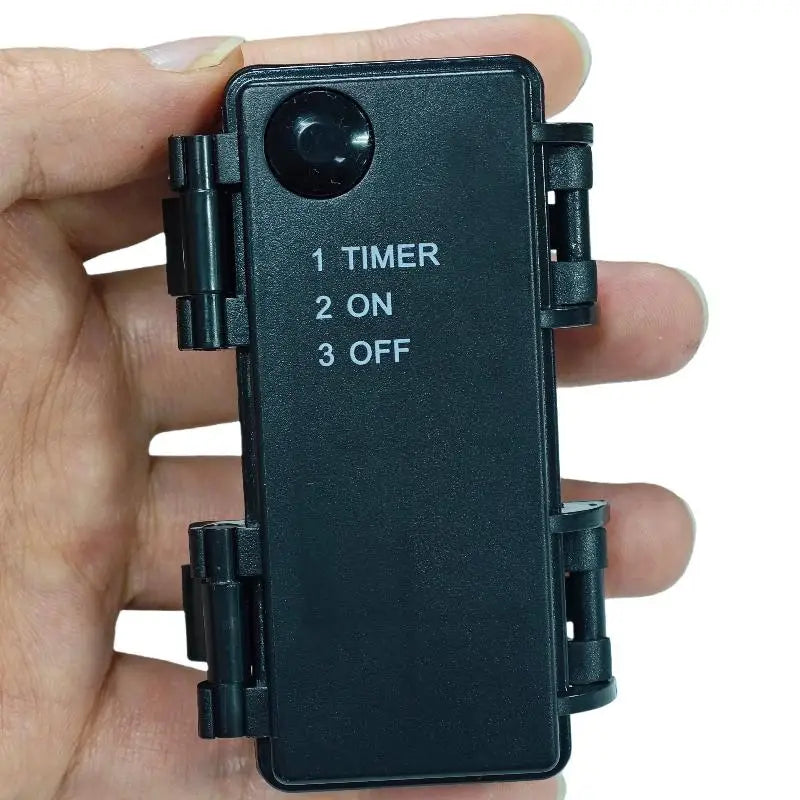 AA 3V No.5 Waterproof And Dustproof Battery Cartridge With Timing Function, 2 Sections, No.5 Battery Holder With Switch Oasis Select
