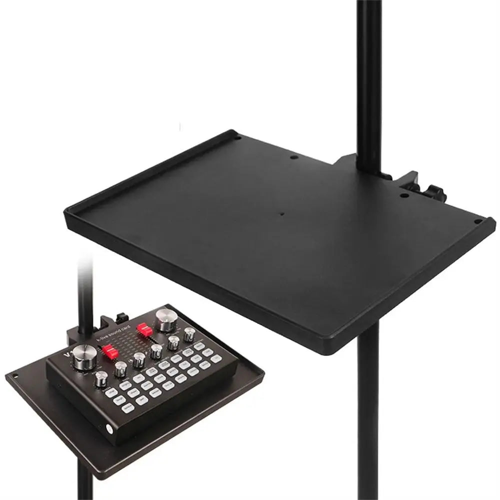 Sound Card Tray Universal Live Microphone Stand Sound Card Tray Clip Holder For Live Tripod Bracket Mic Holder Accessories Oasis Select