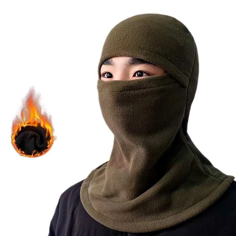 Winter Fleece Balaclava Full Face Mask – Windproof Ski Ride