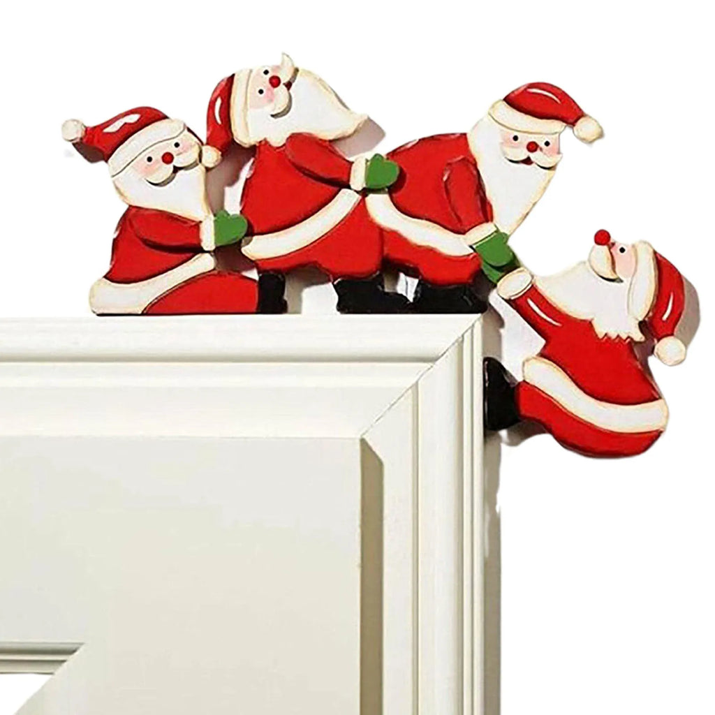 Door Decor Christmas Ornaments Decorations Christmas Door Decor DIY Christmas Deer Hanging Ornament Xmas Door Corner Ornament Oasis Select B China Mainland