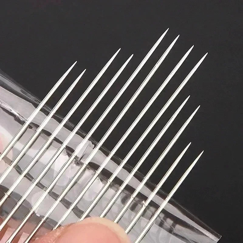 1/3/6set Sewing Needles Multi-Size Side Opening Stainless Steel Darning Sewing Household Hand Tools Oasis Select