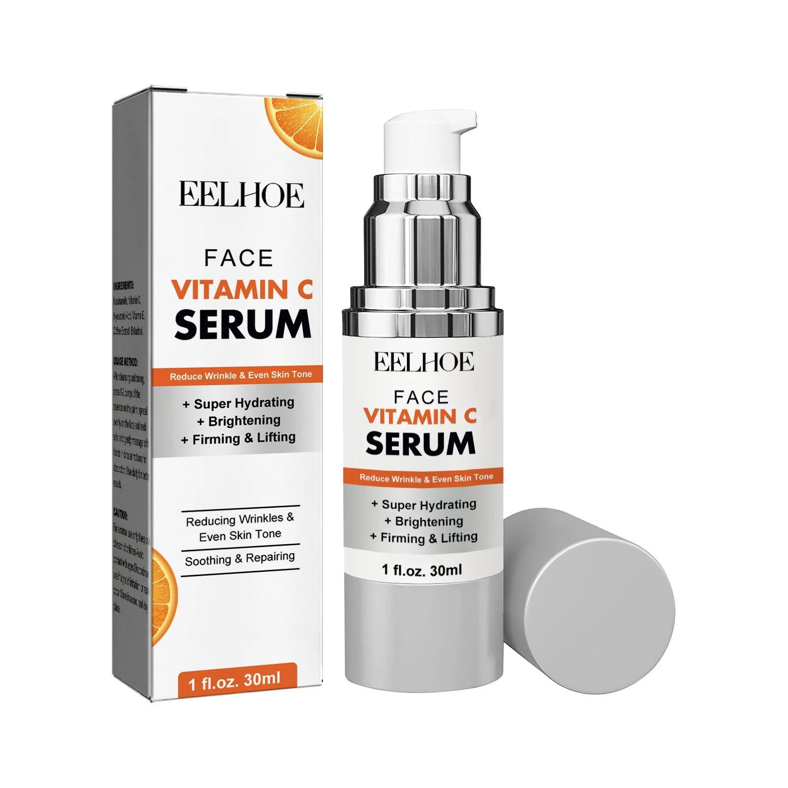 Vitamin C Face Serum Firming Lifting Brightening Skin Even Skin Tone Essence Improve Dullness Deep Moisturizing Facial Skin Care Oasis Select 30ML BOXED