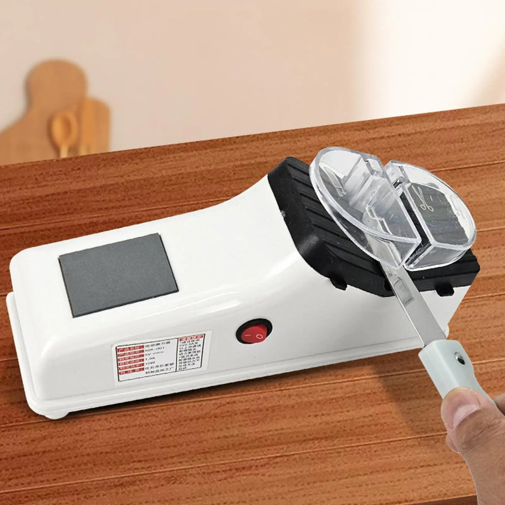Cutter Sharpener Tool Rechargeable Protective Lid Electric Cutter Sharpener Sharpening Gadgets Sharpening Equipment for Home Oasis Select