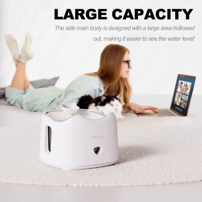 Automatic Cat Water Fountain 1.5L Pet Water Drinker Mute Water Dispenser Dog Watering For Dog Puppy Kitten Pussy Cat Accessories Oasis Select