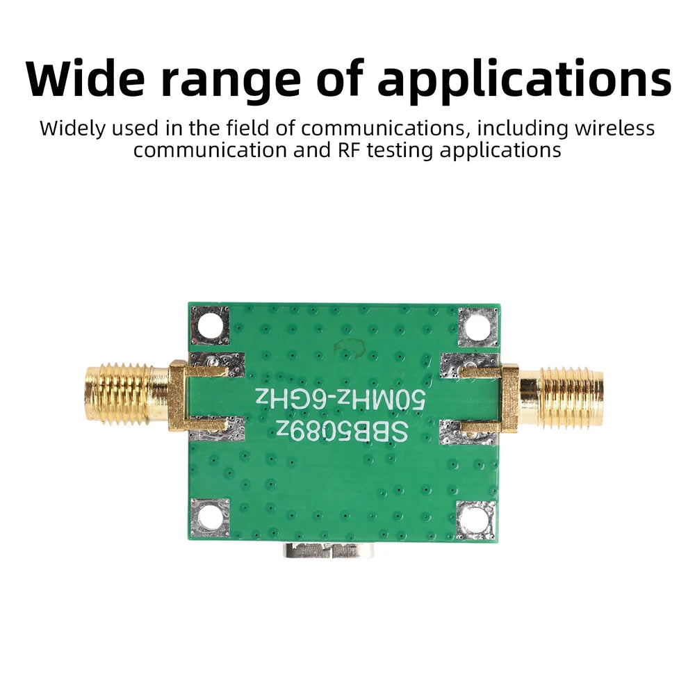 SBB5089 Original Chip RF Amplifier 5MHz-6GHz Broadband 20dB Gain 5V for Radio Communication RF Testing and Signal Transmission Oasis Select