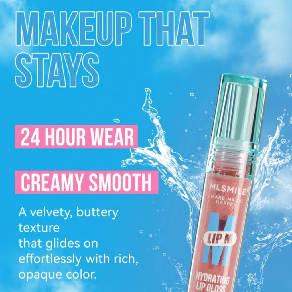 MLSMILE Pearl Lip Gloss – Matte Velvet, Waterproof, Long Lasting