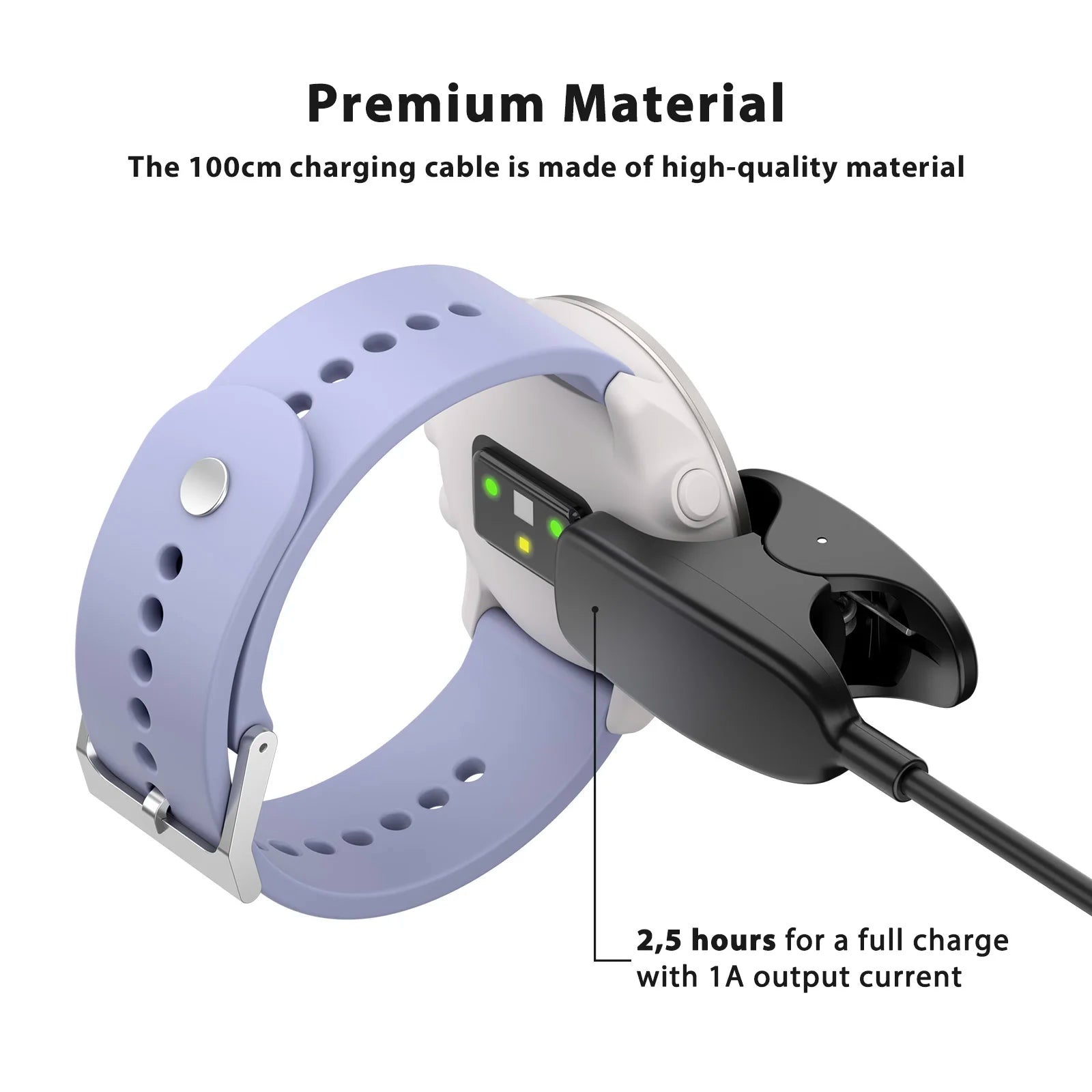 USB Clip Cradle Charger for Suunto 5 Peak, Ambit, Core & More Smartwatch Charger Oasis Select