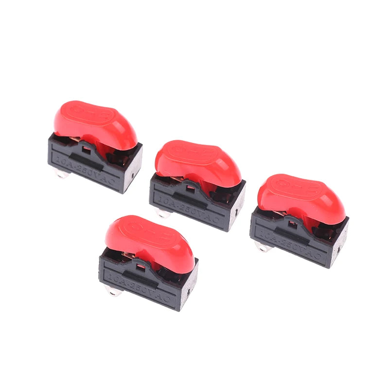 Hot Sale 4 Pcs Hair Dryer Switch Rocker Switch 3 Position ON OFF Boat Switch Hair Dryer Switch Accessories Oasis Select Red