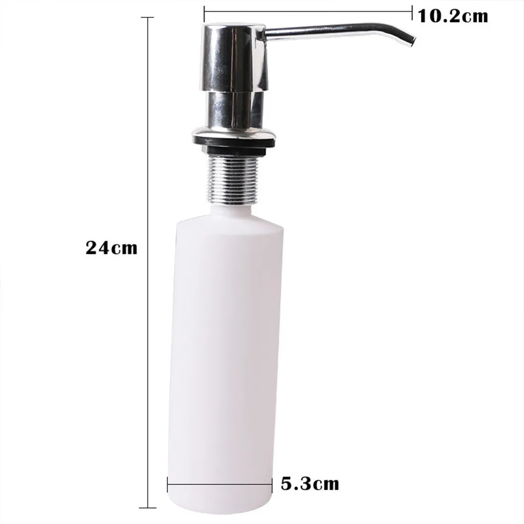 Built-In Countertop Soap Dispenser 300ml – Kitchen Sink Pump Soap Dispenser Oasis Select