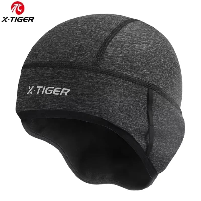 X-TIGER Man Cycling Cap Winter Fleece Windproof MTB Bicycle Balaclava Hats Warm Motorcycle Bike Cycling Hat Snow Headwear Oasis Select XM-ZPTG-LF7555
