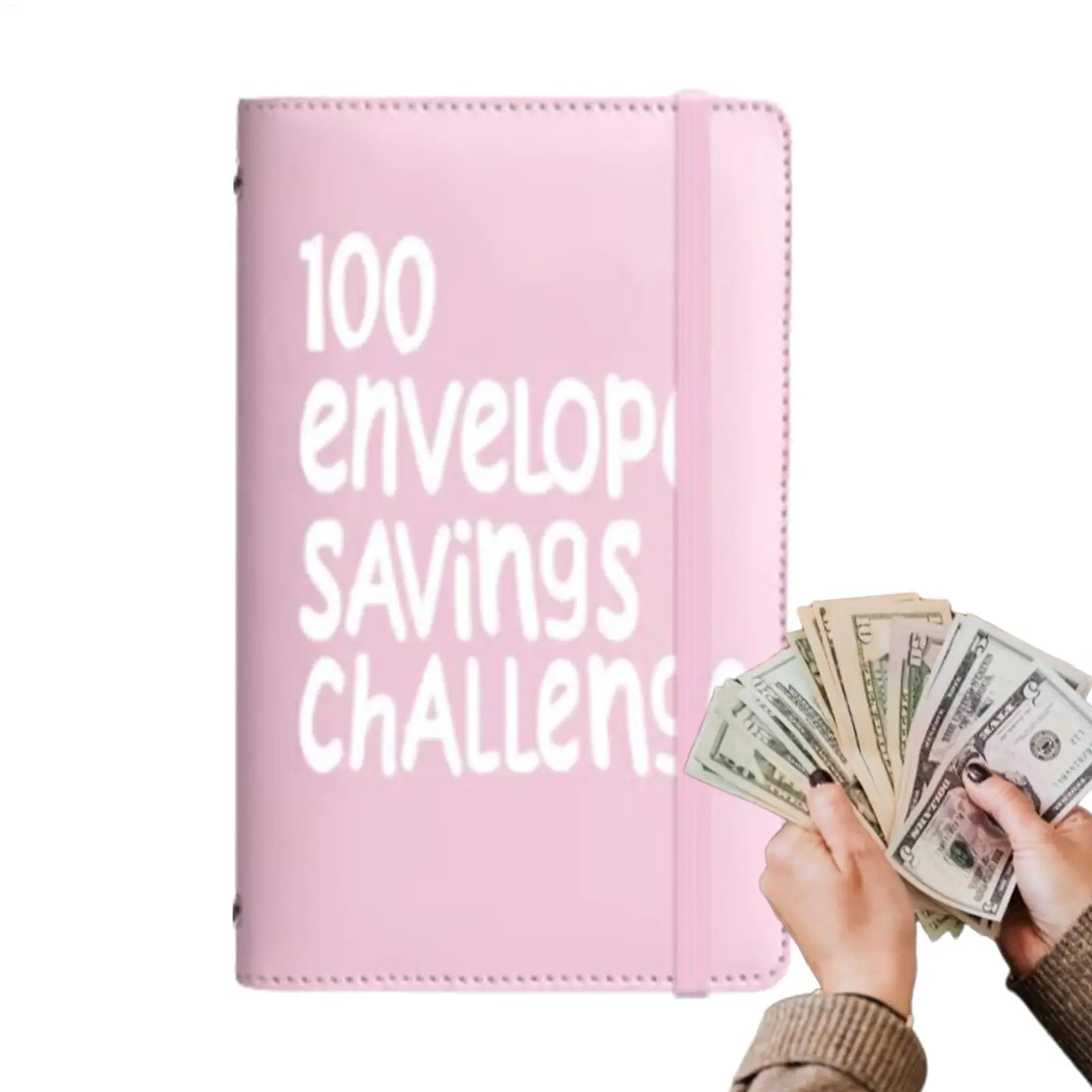 Envelope Money Saving Book Budget Binder 100 Days Tracker Envelopes for Budget Management Home School Men Women Children Oasis Select