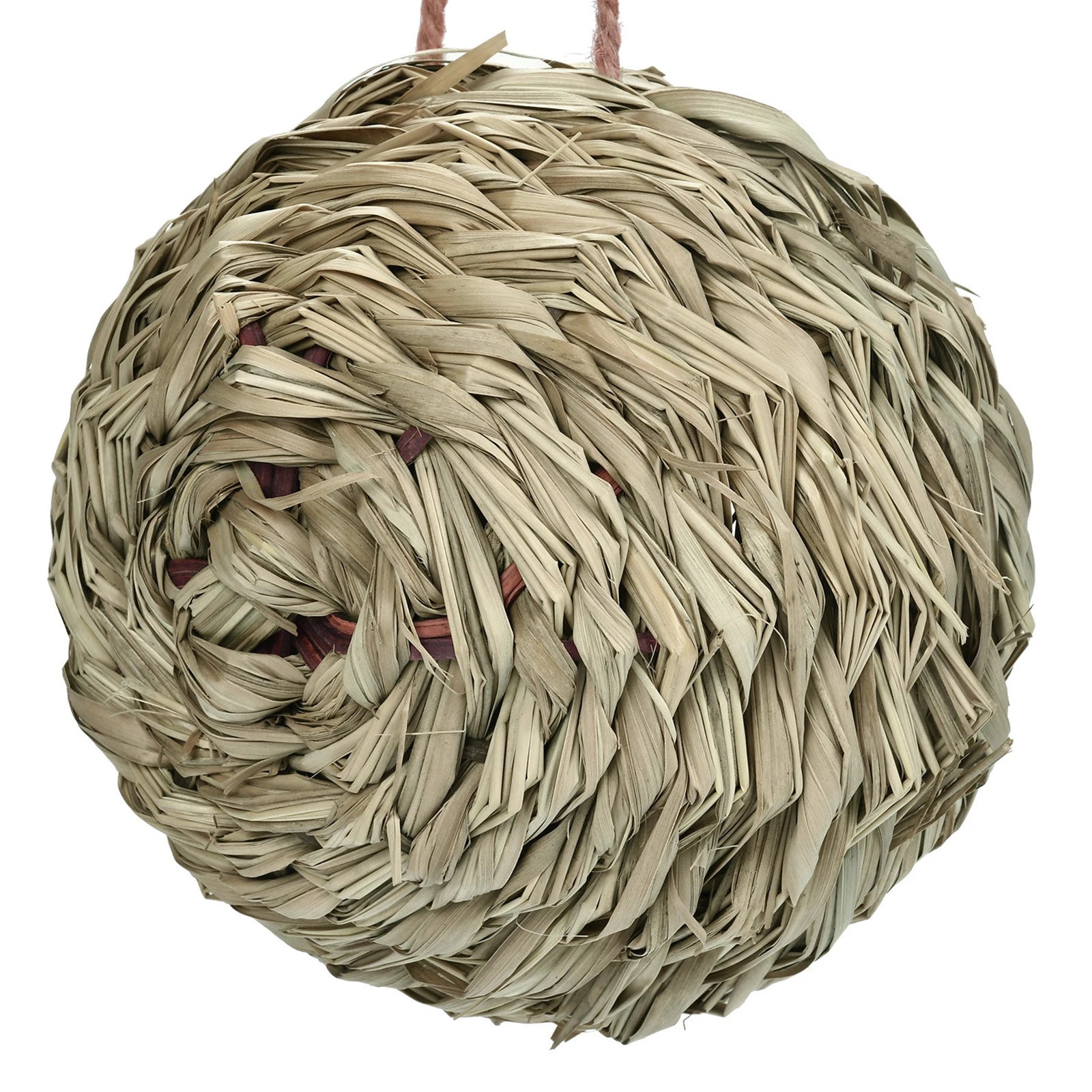 Handcrafted Woven Hanging Bird Nest House – Hummingbird & Parrot Hanging Bird House Oasis Select