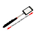 Car Mirror Portable Telescoping Flexible Head Inspection Mirror LED Light Adjustable 360 Degree Swivel Viewing Auto Hand Tools Oasis Select Square mirror