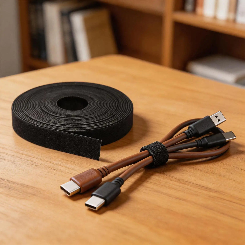 Desk Cable Management Self Adhesive Adjustable Nylon Wire Fastener Multifunction Adhesive Cable Ties for TV PC Laptop Ethernet Oasis Select