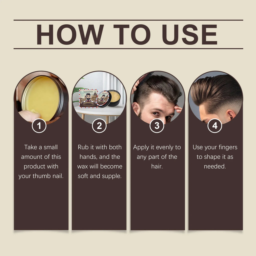 East Moon Strong Hair Wax Long Lasting Stying Non Greasy Soften Smoothing Edge Control Barbershop Tools Unisex Hairdressing Care Oasis Select