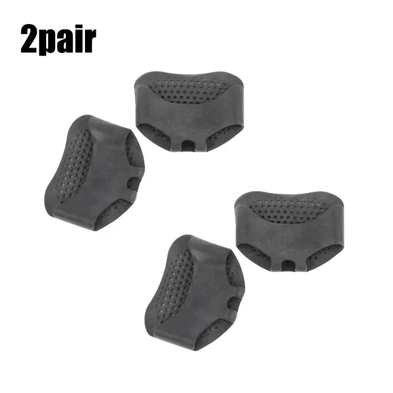 2pcs Silicone Metatarsal Pads Toe Separator Pain Relief Foot Pads Orthotics Foot Massage Insoles Forefoot Socks Foot Care Tool Oasis Select 4pcs black