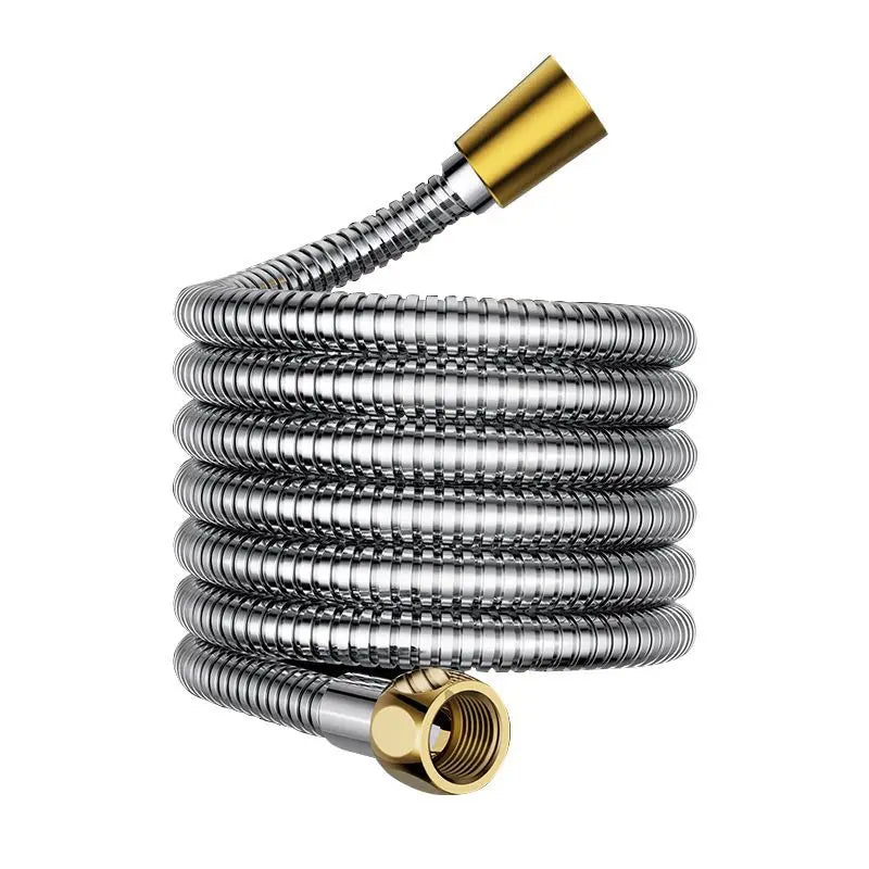 1.5/2/3M Flexible Shower Hose Stainless Steel 10mm Inner Tube Enlarged Large Flow Long Bathroom Shower Pipe Bathroom Accessories Oasis Select