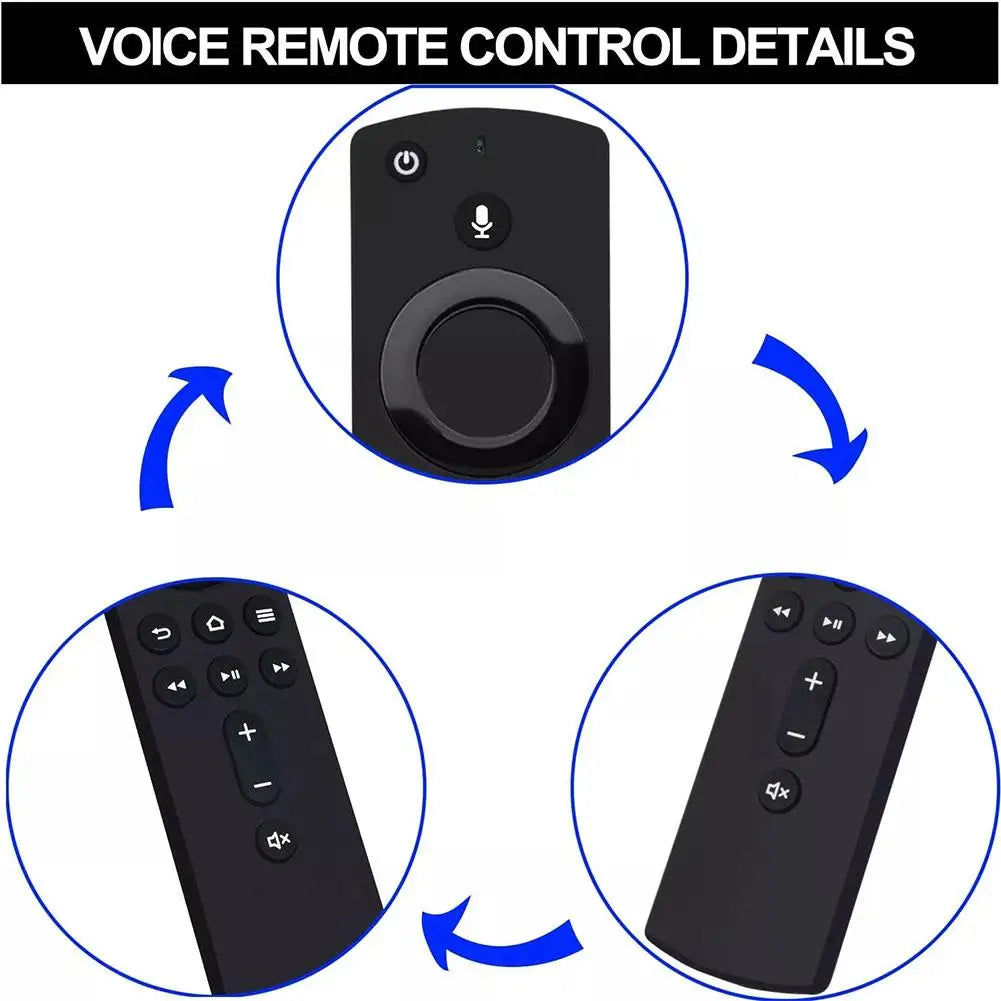 Alexa Fire TV Stick Replacement Voice Remote – 4K, Lite & Cube