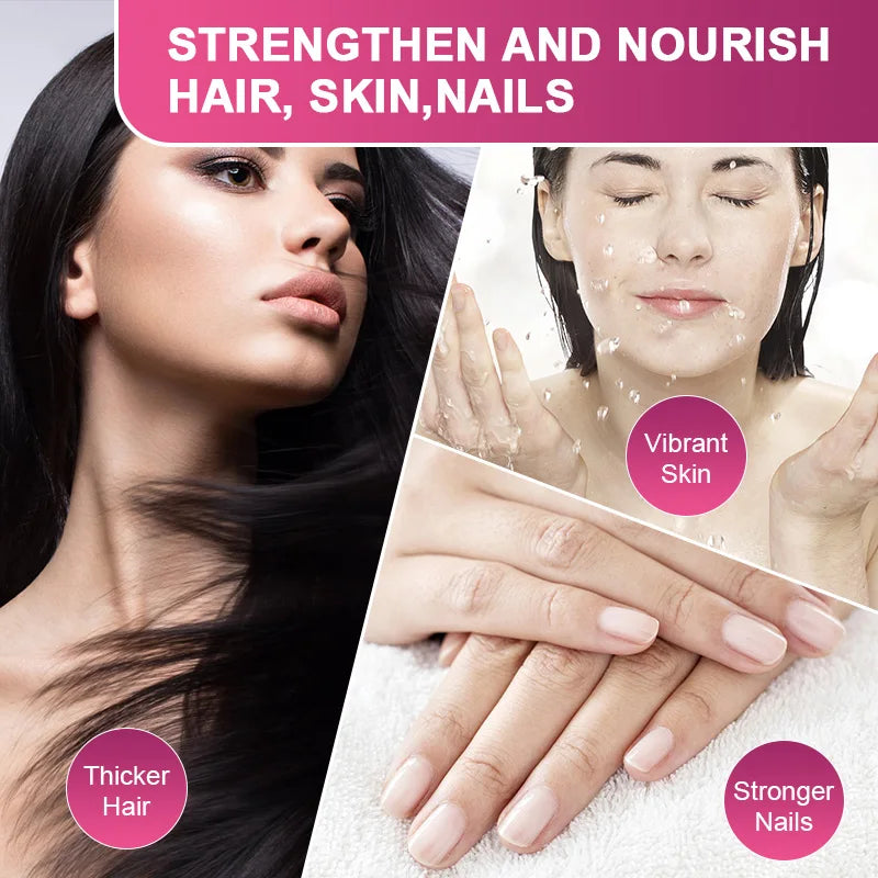 Hydrolyzed Collagen Capsules – Hyaluronic Acid, Biotin & Vitamins