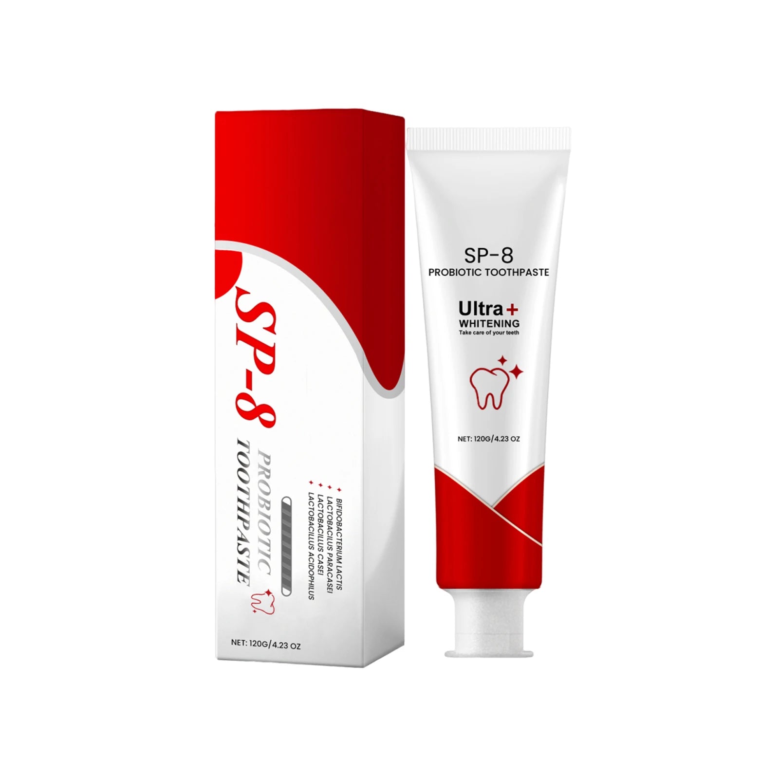 Probiotic Brightening White Toothpaste Remove Odors Fresh Breath Removing Dental Plaque Soothing Gums Clean Oral Care Toothpaste Oasis Select 120g