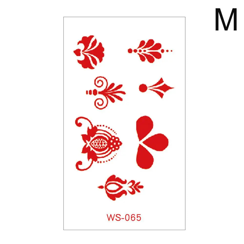 Classic Eyebrow Sexy Cute Retro Tattoo Paste Ancient Style Girl Baby Forehead Paste Hanfu Children's Temporary Tattoo Sticker Oasis Select M China