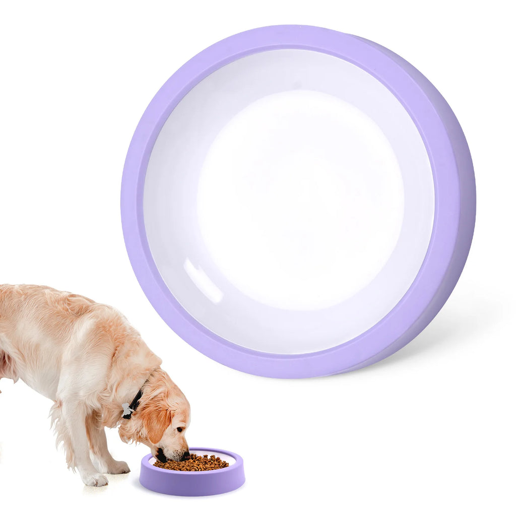 Pet cat and dog feeding bowl, small and medium-sized dog anti-spill dog bowl, PP material, easy to clean Oasis Select 23013B purple