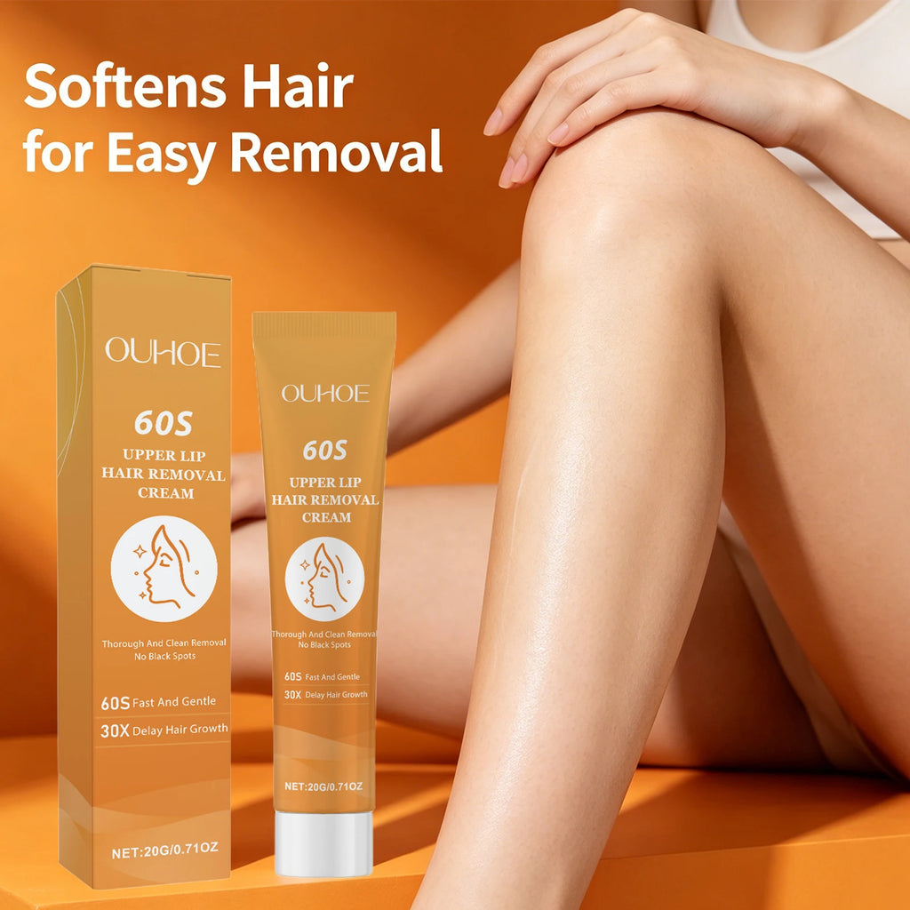 Gentle Facial and Body Hair Removal Cream for Smooth Silky Skin Mild Depilatory for Women and Men Softens Hair Depilatory Cream Oasis Select