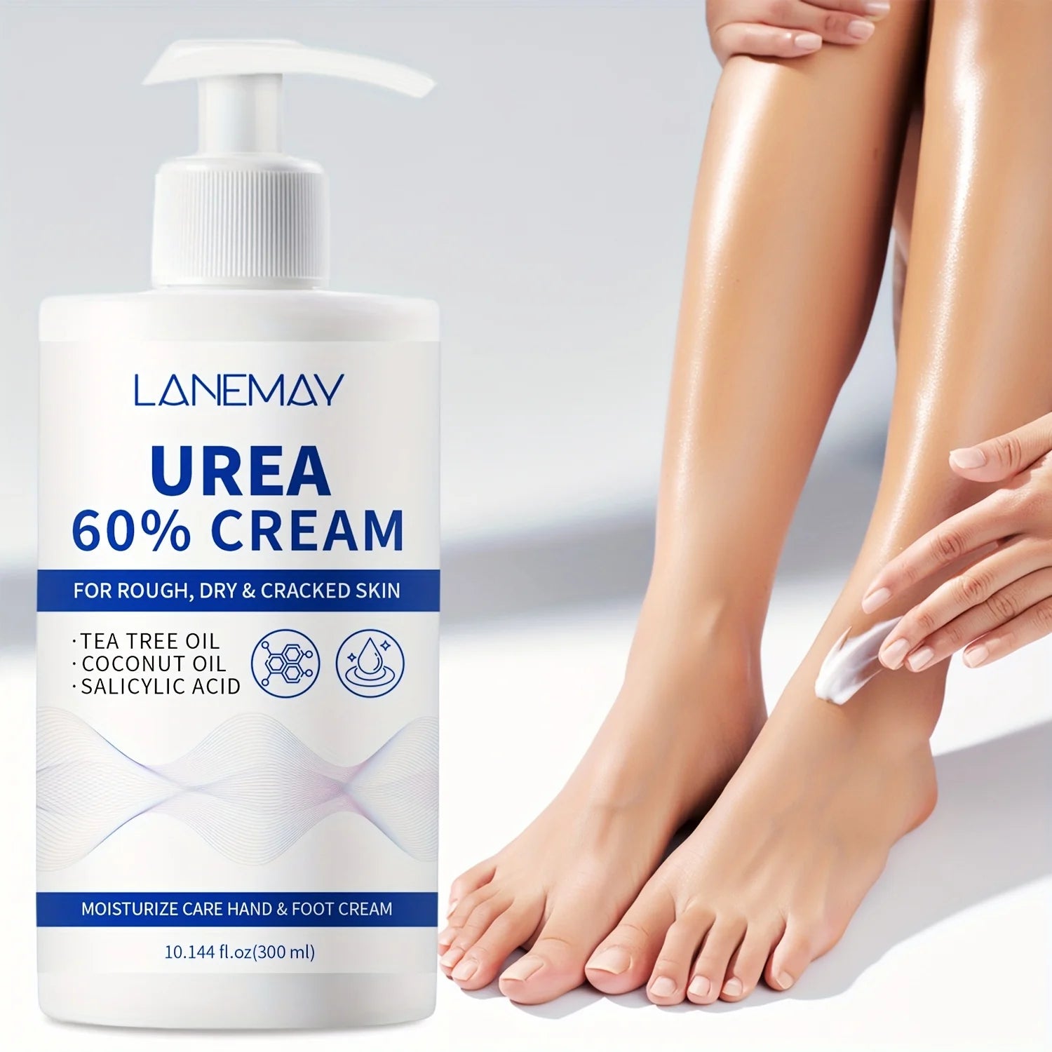 Urea 60% Cream – Hands & Feet Deep Hydration | Tea Tree Oil Hand & Foot Cream Oasis Select