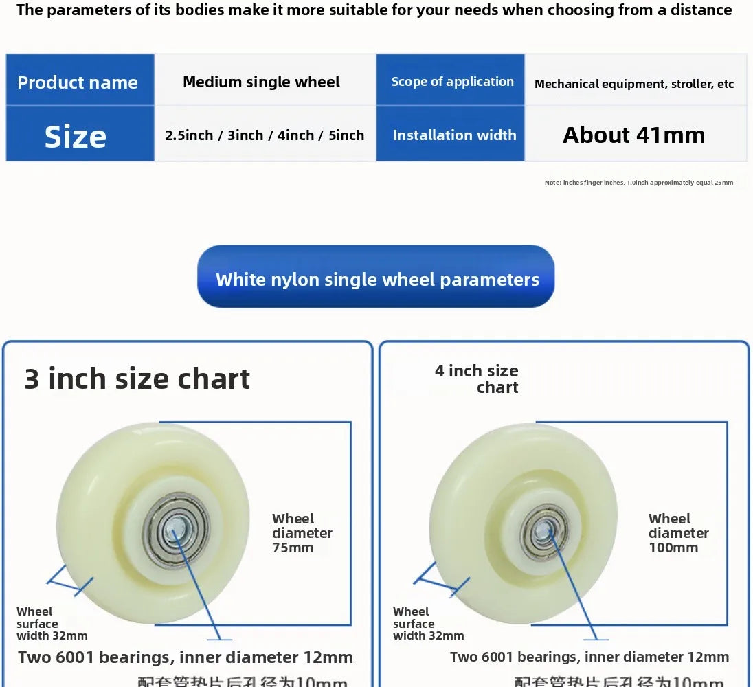 PU Replacement caster wheels with double bearings orange color high load capacity wear resistance furniture wheels Oasis Select