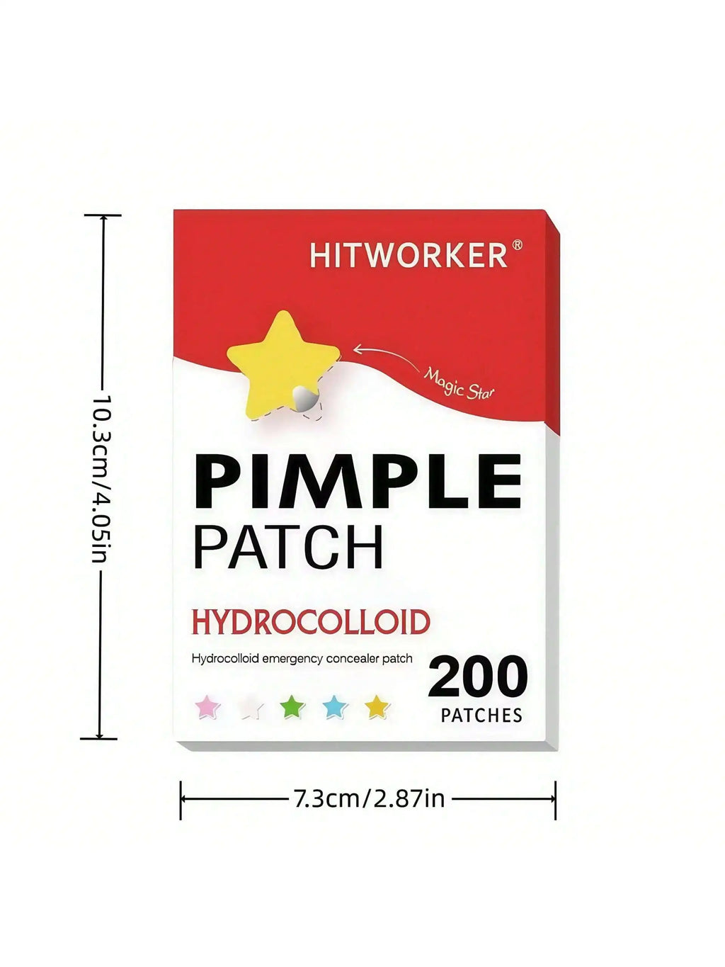 200 Pieces of Facial Pimple Patches, Hydrocolloid Acne Patches with Tea Tree Oil, Salicylic Acid and Mica Oil, Suitable for All Oasis Select