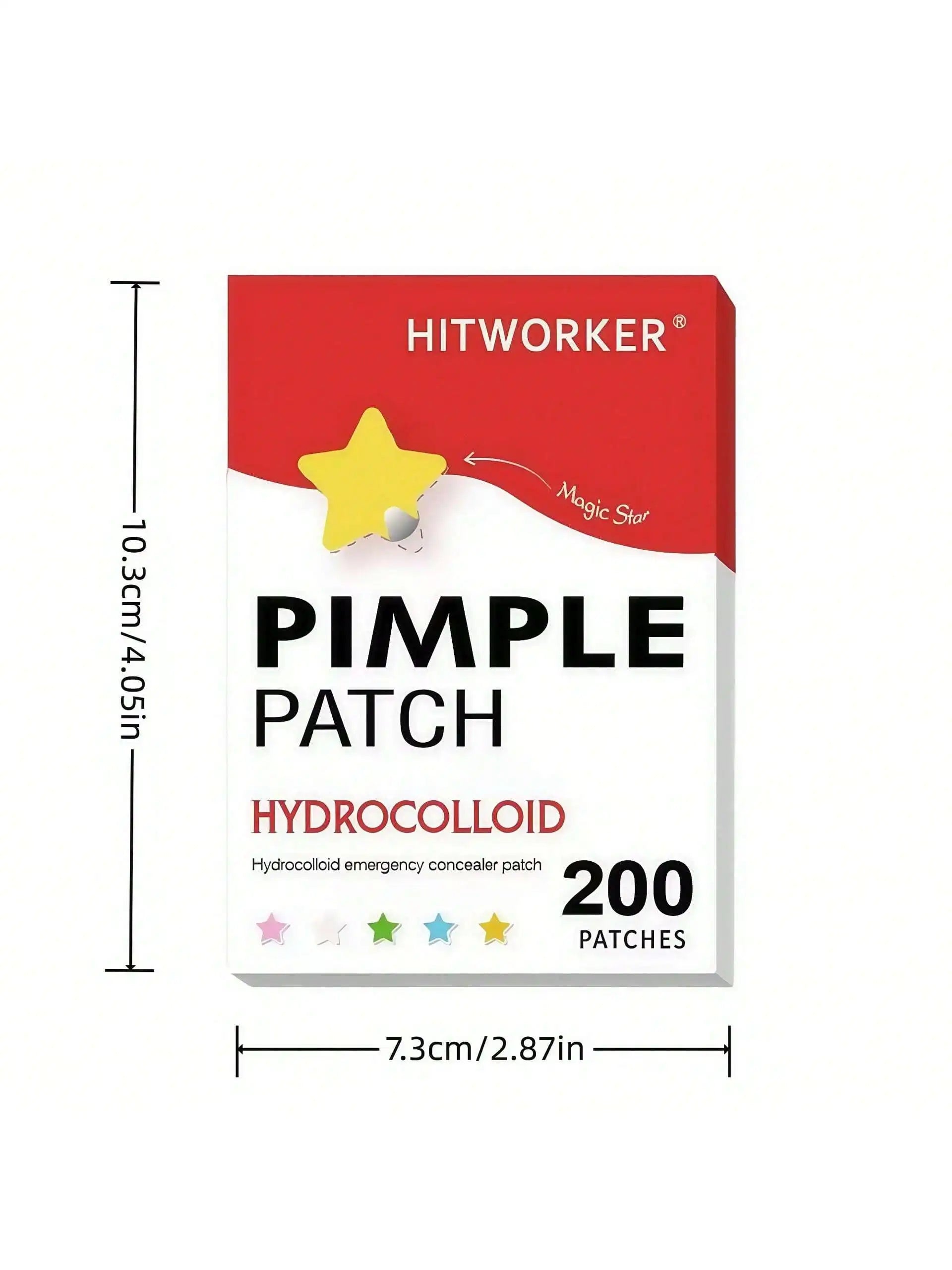 200 Pieces of Facial Pimple Patches, Hydrocolloid Acne Patches with Tea Tree Oil, Salicylic Acid and Mica Oil, Suitable for All Oasis Select