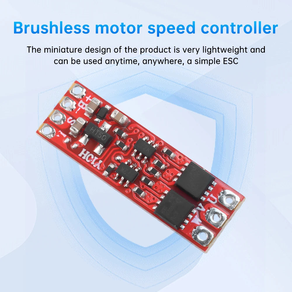 2S-3S DC5V-16V 8A Micro Air Model Brushless ESC Brushless Motor Speed Controller for 1104 1106 1306 1407 1503 Brushless Motor Oasis Select