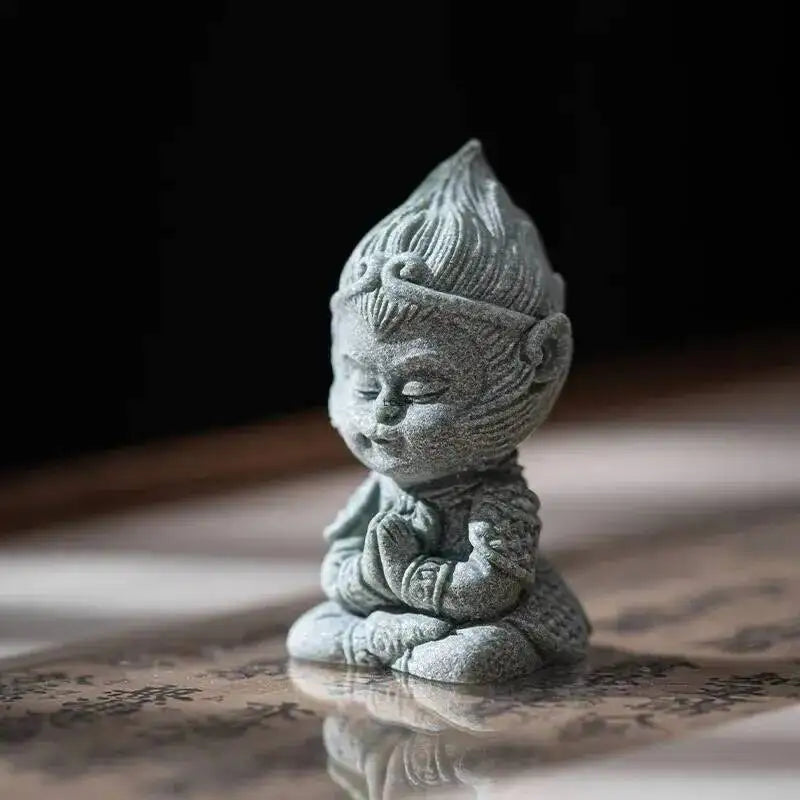 National Trend Green Sandstone Small Ornament Home Desktop Decoration Tea Table Tea Tray Decoration Paperweight Cover Pen Holder Oasis Select