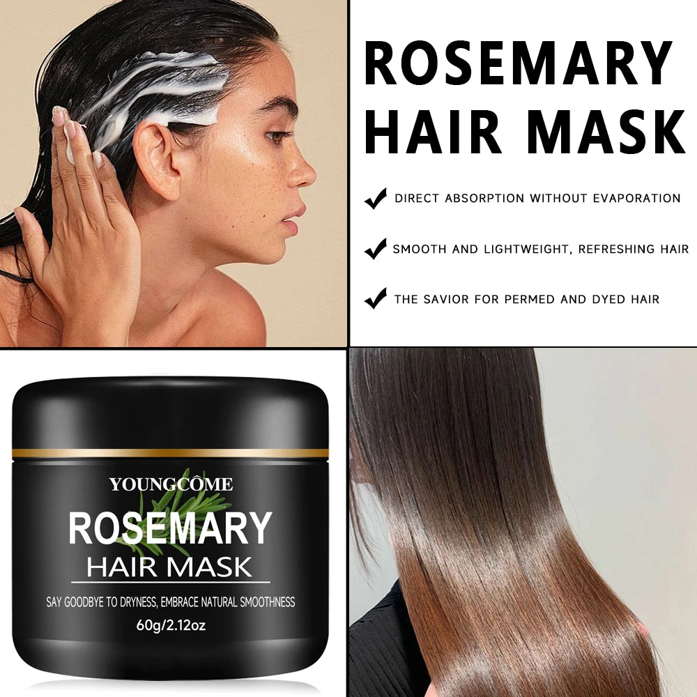 Rosemary 4-in-1 Hair Kit – Mask, Shampoo, Conditioner & Oil