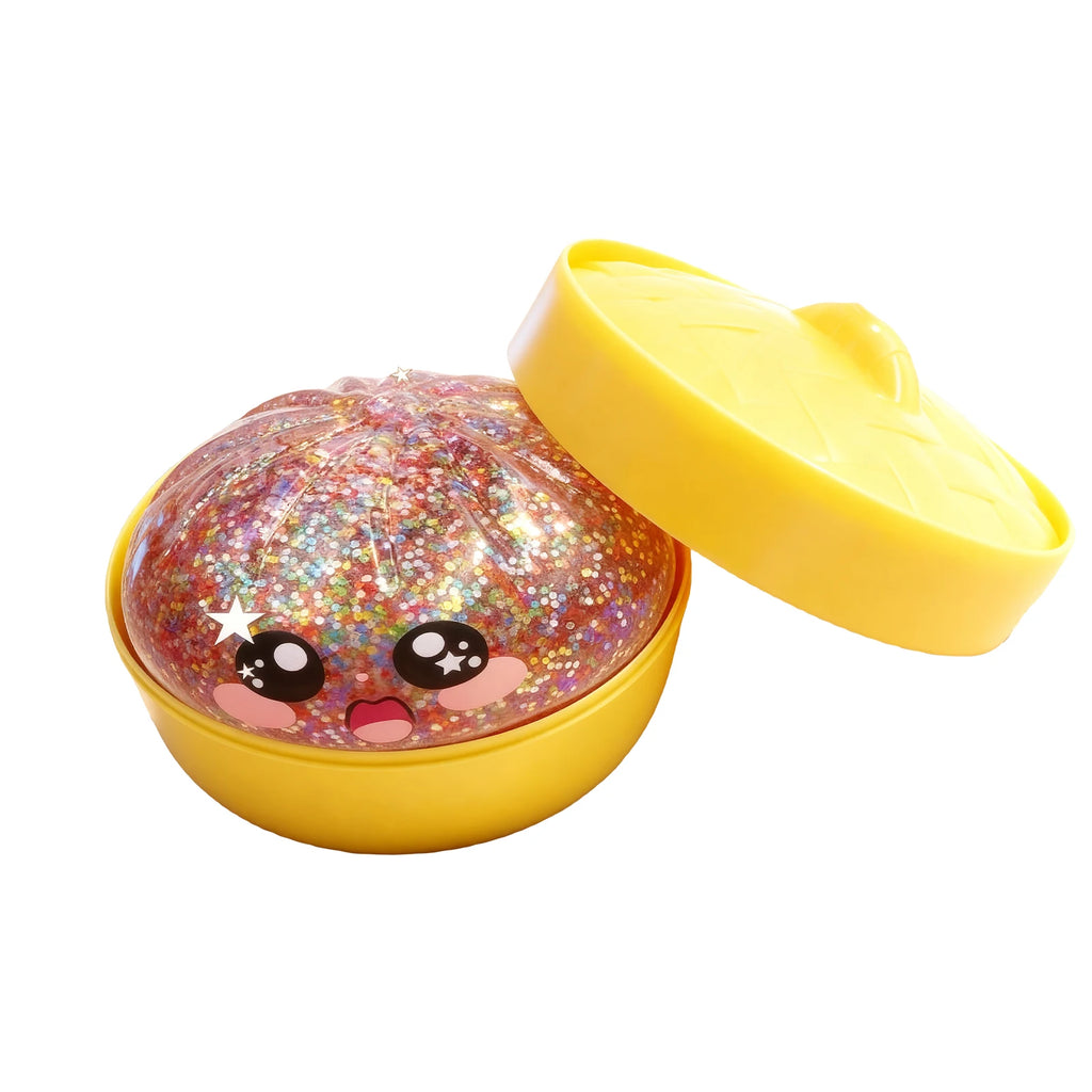 Colorful Steamed Bun Squeeze Toy Squishy toy Slow Rebound Soft Pinch Relieve stress improve focus Decompression Party Gifts Oasis Select B03