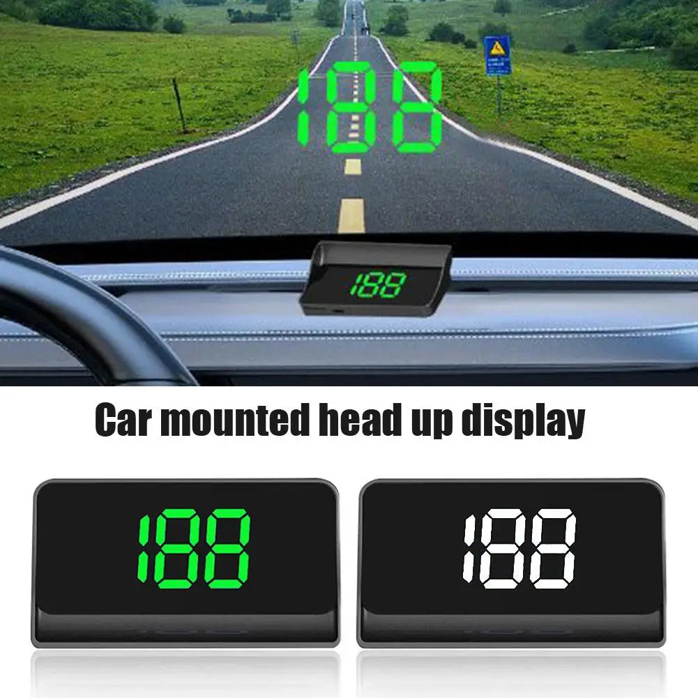 GPS HUD Windshield Speedometer – Digital Head-Up Display KMH GPS HUD Speedometer Oasis Select