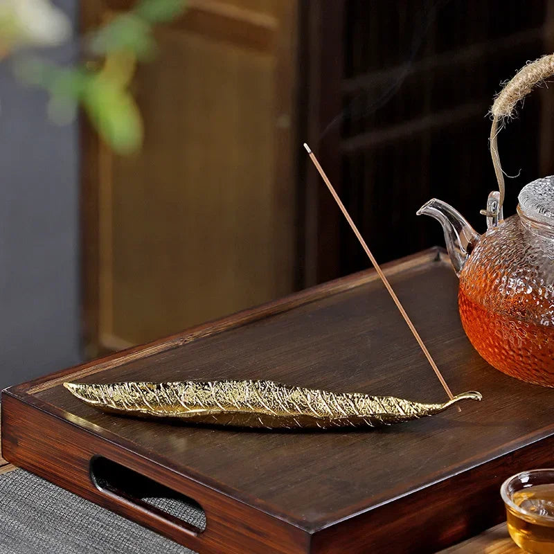 Alloy Incense Burner Incense Support Rods Holder Ash Catcher Incense Stand Meditation Room Yoga Insence Burners Accessories Oasis Select