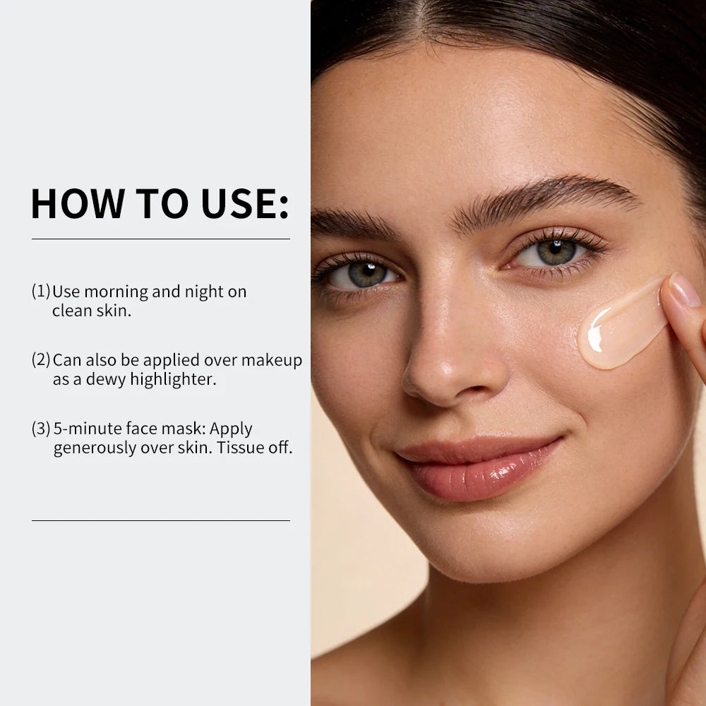 Auto-replenishing Hydration Cream Deep Moisturizing Refreshing Oil-Free Texture Quickly Absorb Long-lasting Hydration Face Cream Oasis Select
