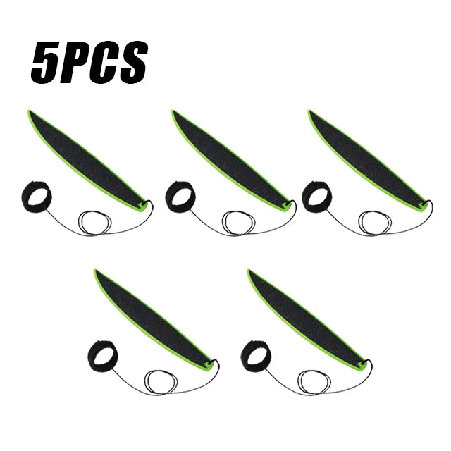10PCS Finger Surfboard Mini Fingertip Surfboard Toys Surf Wind Mini Board Children's Toys Birthday Gift Novelty Toys Oasis Select Green-5PCS