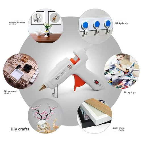 100W Electric Hot Melt Glue Gun Mini DIY for Household & Industrial 11mm Glue Stick US Plug Repair Tool Oasis Select