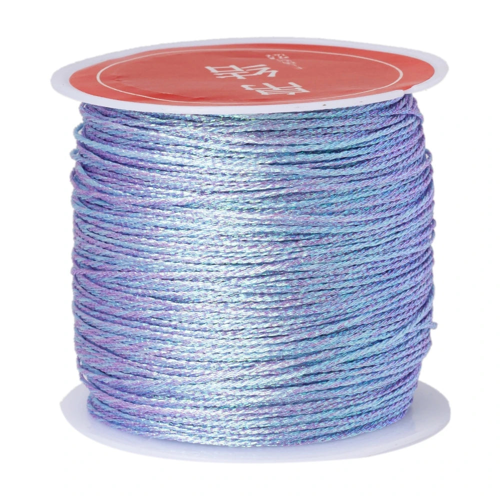 50m/0.4mm Nylon Cord Rope Beading DIY Handmade Necklaces Bracelets Jewelry Making Supplies Sewing Thread Cord Material Crafts Oasis Select 59 0.4mmX50m