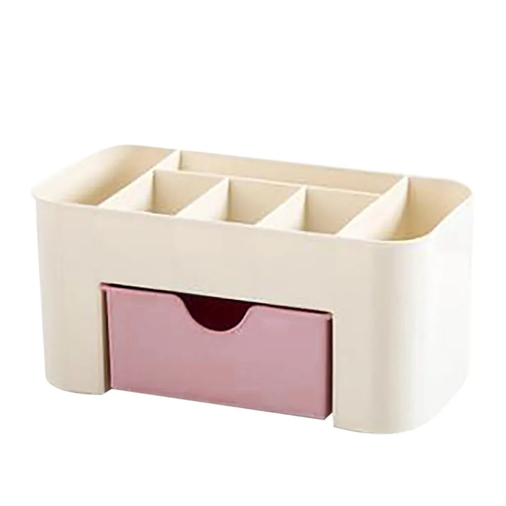 Double Layer Makeup Organizer with Drawers – Cosmetic & Jewelry Box Makeup Storage Organizer Oasis Select