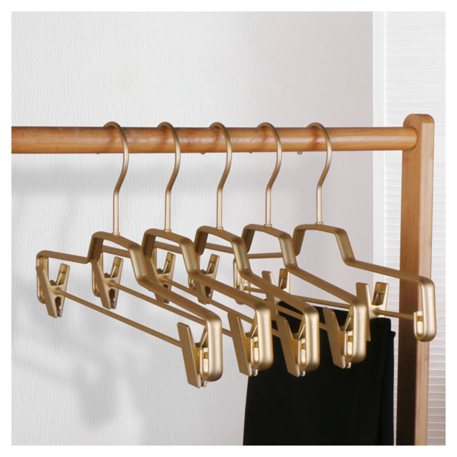 5-Pack Heavy-Duty Aluminum Alloy Coat Hangers | Clothes Rack