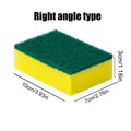 Dish Sponges Kitchen Non-Scratch Kitchen Sponges for Cleaning Reusable Scrubbing Pads Brush Cleaning Tools for Home Bathroom Oasis Select Green