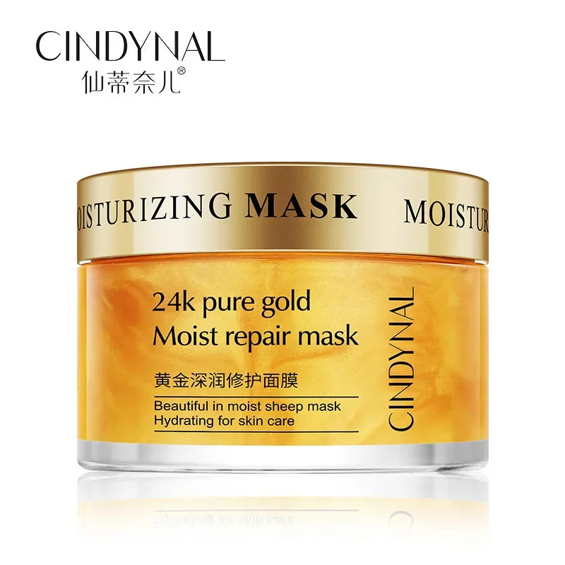 24K Gold Sleeping Mask – Hyaluronic Acid Anti-Aging Night Mask Sleeping Face Mask Oasis Select