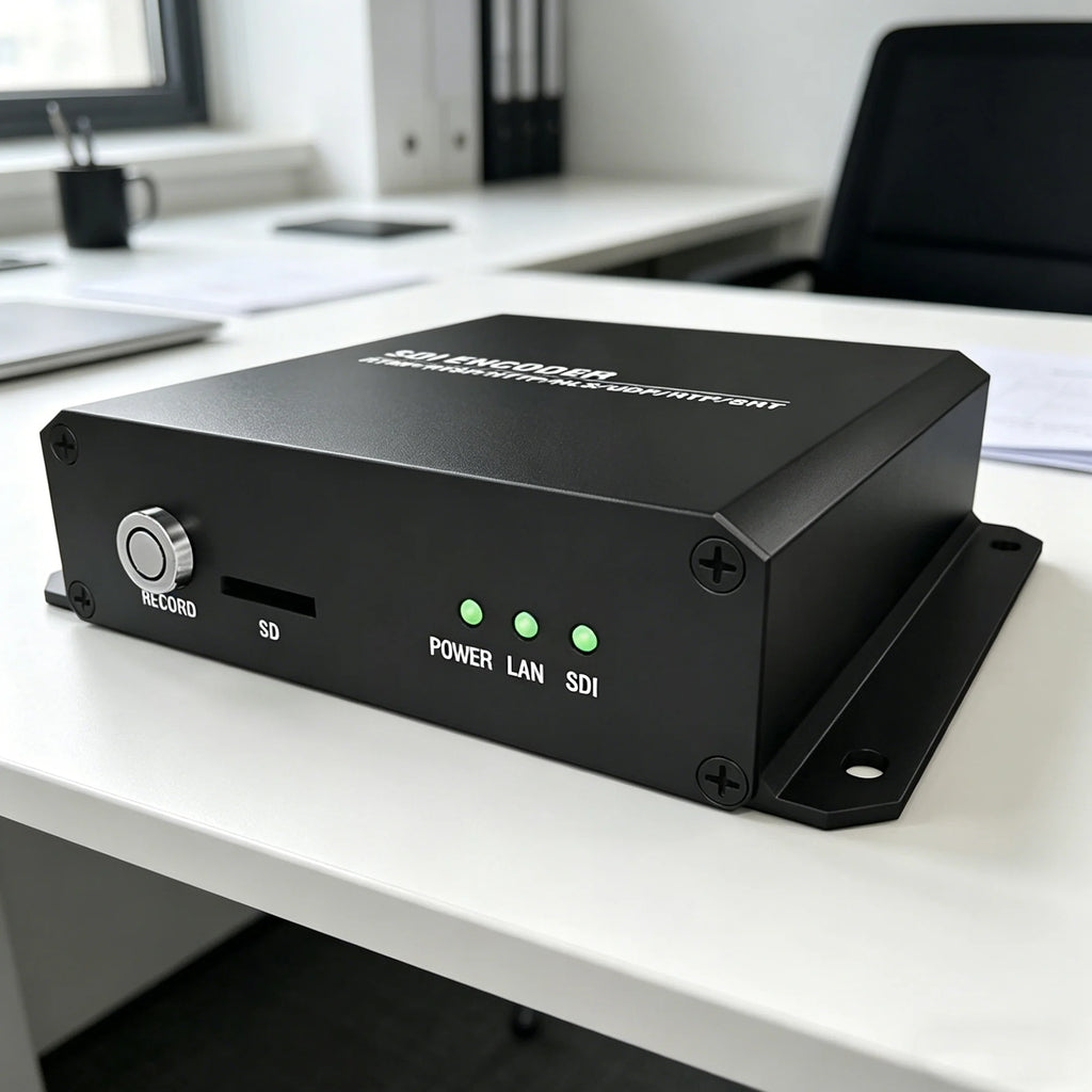 H.265 SDI Loop-Out Encoder: HD SD-SDI Recording, H.265, RTMP, RTSP, Connects to NVR, Supports ONVIF Protocol and NVR Oasis Select